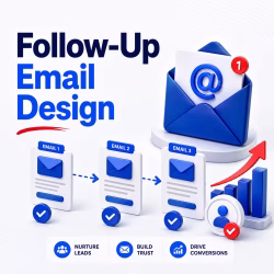 Done-for-you follow-up email sequence showing automated emails that nurture leads and build trust