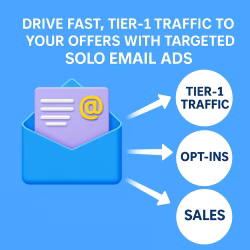 Solo Email Ads: Real Tier-1 Buyers Delivered Fast to Your Offer